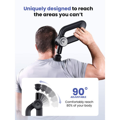 BOB AND BRAD D6 Pro Plus Massage Gun with Heat, 16mm Amplitude, Deep Tissue Percussion Massager