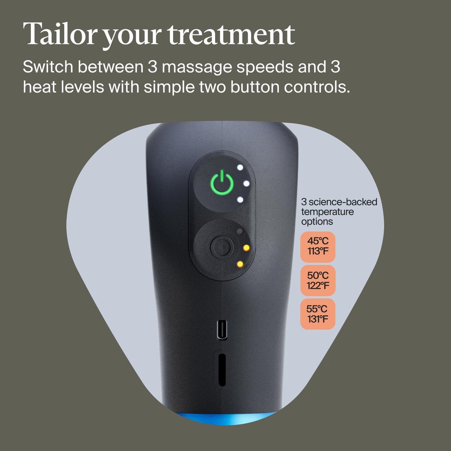 TheraGun Mini Plus Massage Gun, Portable Deep Tissue Massager with Heat for Fast Recovery