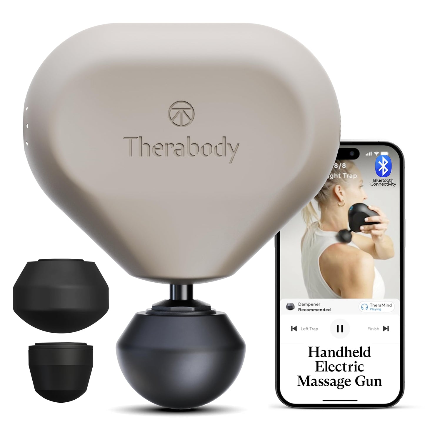 TheraGun Mini (3rd Generation), Ultra-Portable Massage Gun for Fast Pain & Tension Relief (Oat)