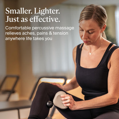 TheraGun Mini (3rd Generation), Ultra-Portable Massage Gun for Fast Pain & Tension Relief (Oat)