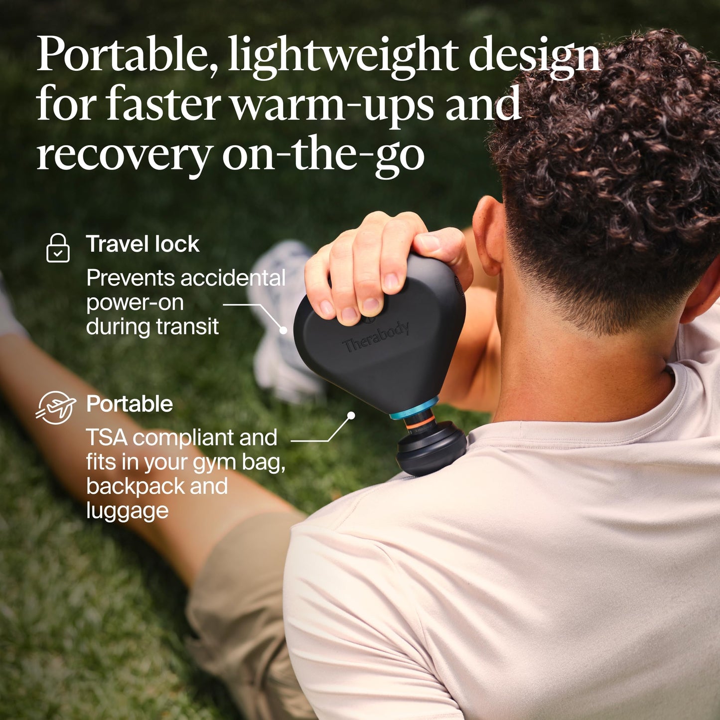 TheraGun Mini Plus Massage Gun, Portable Deep Tissue Massager with Heat for Fast Recovery