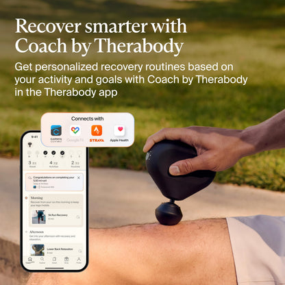 TheraGun Mini (3rd Generation), Ultra-Portable Massage Gun for Fast Pain & Tension Relief (Black)